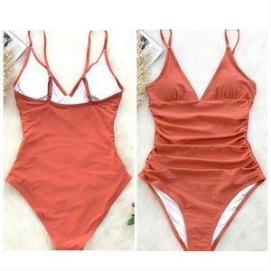 Cupshe orange one-piece